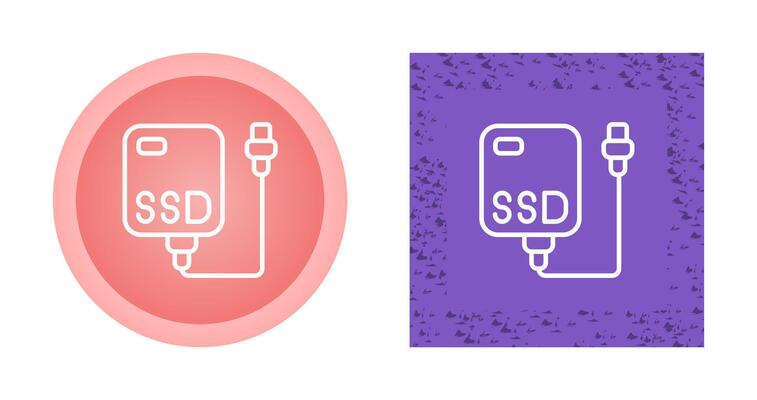 External SSD Vector Icon