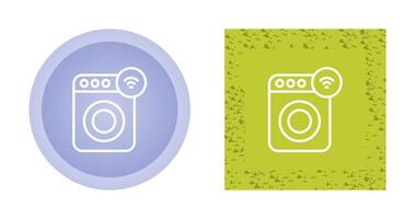 Smart Washing Machine Vector Icon