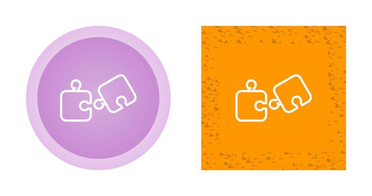 Jigsaw puzzle Vector Icon