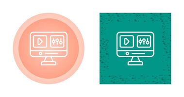 Video Editing Vector Icon