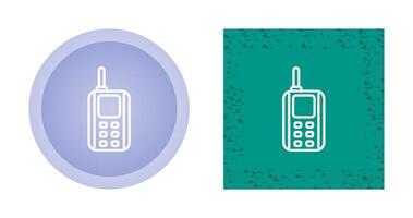 icono de vector de walkie-talkie