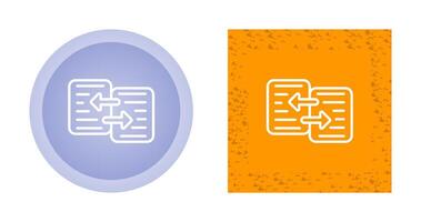 icono de vector de transferencia de datos