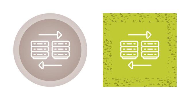 nube migración vector icono