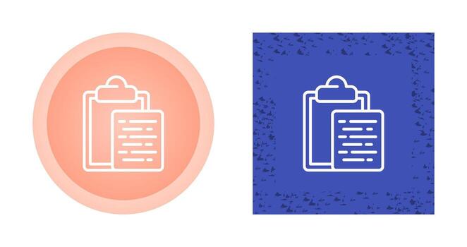Document Paste Vector Icon