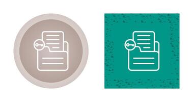 Document Unlock Vector Icon