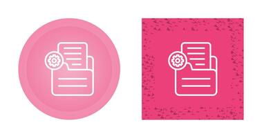 Document Settings Vector Icon