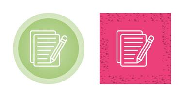 Document Edit Vector Icon