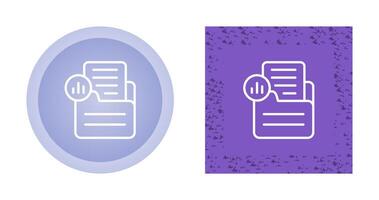 Document Analytics Vector Icon