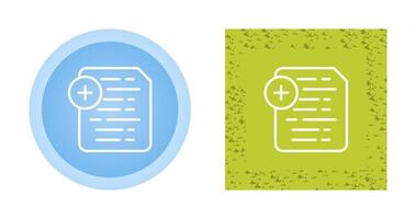 Document Insert Icon Vector Icon