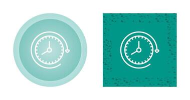 Clock with arrow Vector Icon