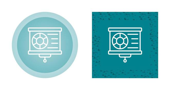 icono de vector de visualización de datos
