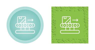icono de vector de cinta transportadora