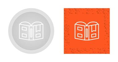 Open book with bookmark Vector Icon