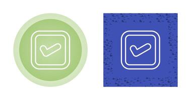 Checkbox Vector Icon