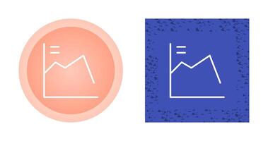 económico recesión vector icono