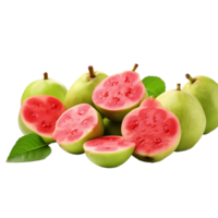 AI generated Fresh Guava png isolated on transparent background