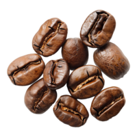 AI generated Coffee beans isolated on transparent background png