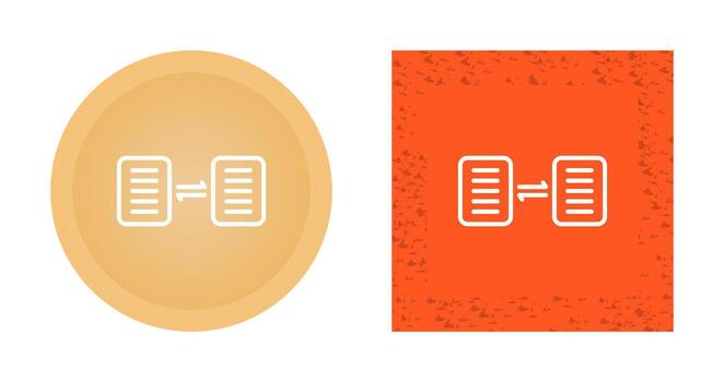 Document Sharing Vector Icon