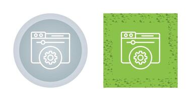 Hosting Control Panel Vector Icon