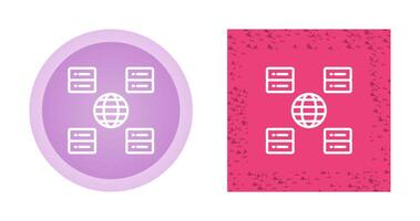 Content Delivery Network Vector Icon