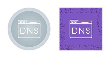 Domain DNS Management Vector Icon