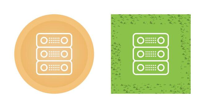 dedicado servidor vector icono