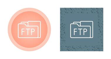 ftp acceso vector icono