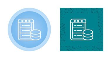 icono de vector de base de datos