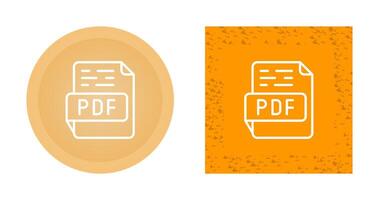 icono de vector de pdf