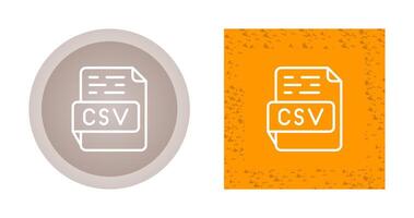 CSV Vector Icon