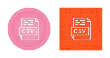 CSV Vector Icon