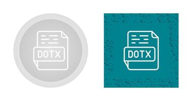 DOTX Vector Icon