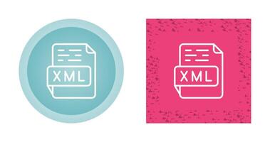 icono de vector xml