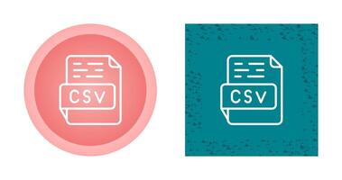 CSV Vector Icon