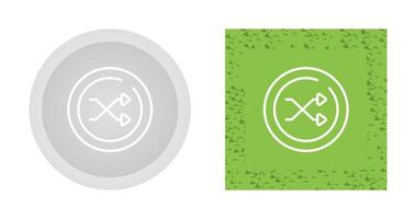 Shuffle Circle Vector Icon