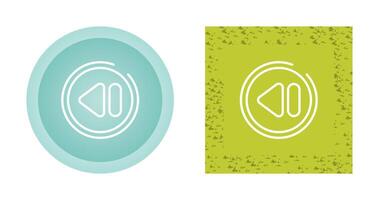Rewind Button Vector Icon