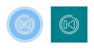 Previous Track Button Vector Icon