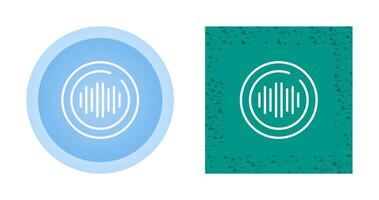 Audio Spectrum Circle Vector Icon