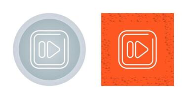 Fast Forward Square Vector Icon