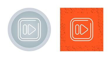 Fast Forward Square Vector Icon