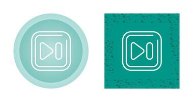 Next Track Square Vector Icon