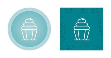 icono de vector de cupcake