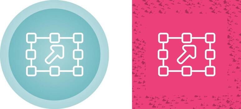 transformar vector icono