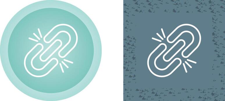 Broken Link Vector Icon