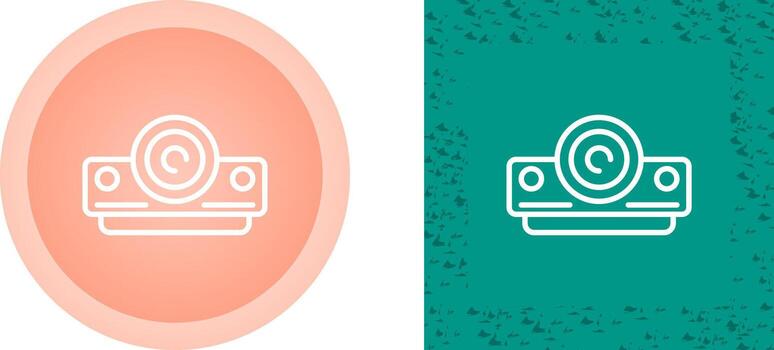 icono de vector de proyector