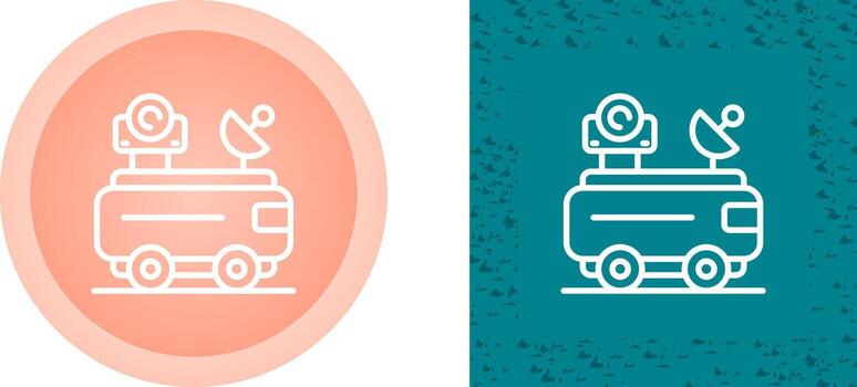 icono de vector de vehículo lunar