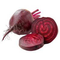 AI generated Fresh red beet isolated on transparent background png