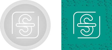 Strikethrough Vector Icon