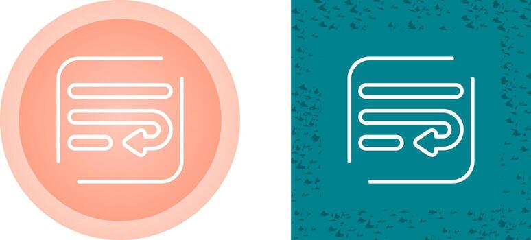 Wrap Vector Icon