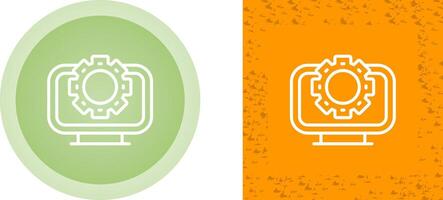 Desktop Computer Vector Icon